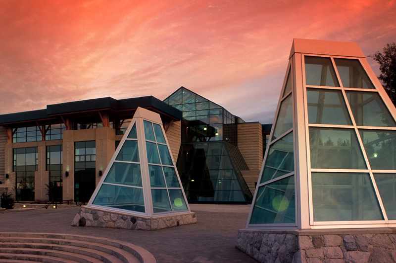 Agora pyramids at sunset